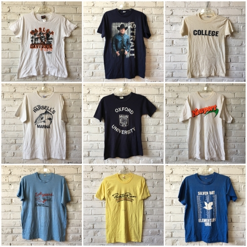 Vintage and Retro T-shirts by the pound-ON BACKORDER: Bulk Vintage